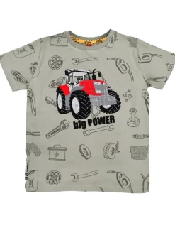 BONDI Jungen T-Shirt "Big Power" 33182 | Stone