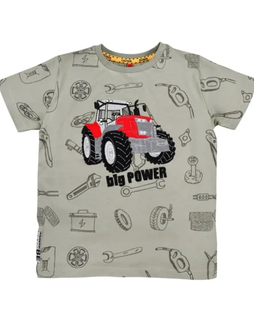 BONDI Jungen T-Shirt "Big Power" 33182 | Stone