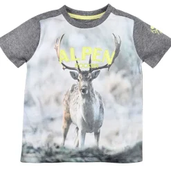 BONDI Jungen T-Shirt "Hirsch" 29904 | Anthra-melange