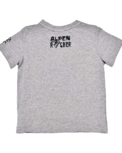 BONDI Jungen T-Shirt "Stay Wild" mit Hundemotiv 29908 | Grey Melange