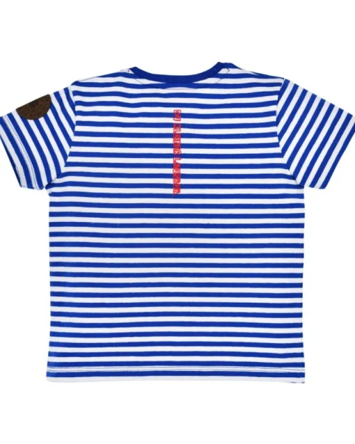 BONDI Jungen T-Shirt "Waldi" 91719 | Blau Weiß Gestreift