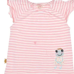 BONDI Kinder T-Shirt "Froschkönig" 86570 - Rosa / Weiß | Mädchen Kurzarmshirt