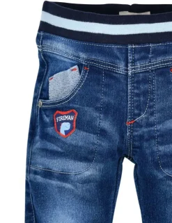 BONDI Lange Jeans "Dino" für Jungen 91435 | Baby Kinder Jogg Denim - Blau