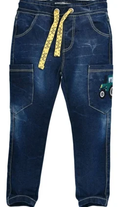 BONDI Lange Jeans "Traktor" für Jungen 33110 | Blau