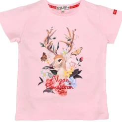 BONDI Mädchen T-Shirt "Alpenglück" mit Hirschprint 26090 | Rosa