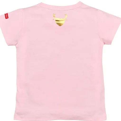 BONDI Mädchen T-Shirt "Alpenglück" mit Hirschprint 26090 | Rosa