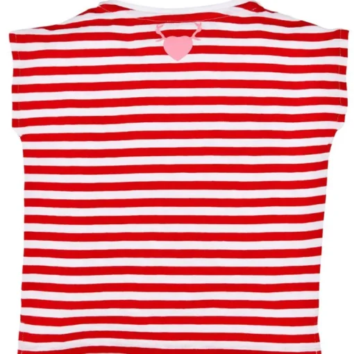 BONDI Mädchen T-Shirt "Spatzl" mit Reh-Motiv 26085 | Rosa Rot