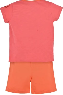 BONDI Shorty - Kurzer Schlafanzug "Beauty" 36184 | Rosa / Orange