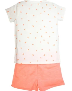 BONDI Shorty - Schlafanzug "Pferde-Motiv" 36230 | Weiß Apricot