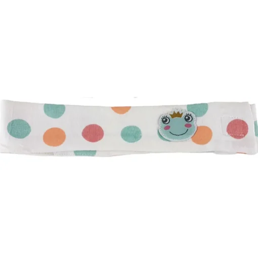 BONDI Stirnband "Froschkönig" 86578 - Weiß | Baby Mädchen Bandana
