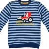 BONDI Sweatshirt "Bagger" für Jungen - Blau Gestreift | 33125