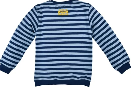 BONDI Sweatshirt "Bagger" für Jungen - Blau Gestreift | 33125