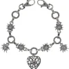 Charivari Kette mit Herz - Pflaume