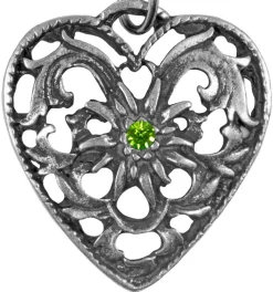 Charivari Kette mit Herz - Hellgrün