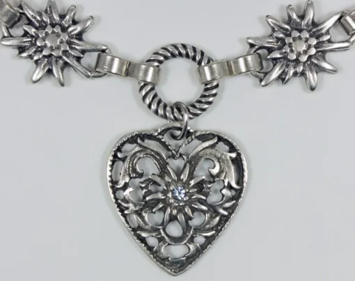 Charivari Kette mit Herz - Hellblau