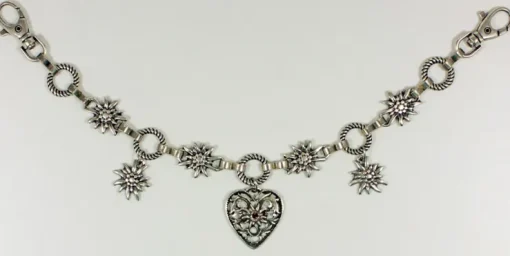 Charivari Kette mit Herz - Pflaume