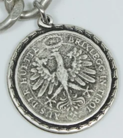 Charivari Kette mit Münzen, Fuchs und Steinbock