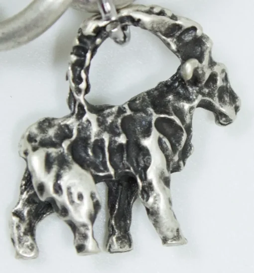 Charivari Kette mit Münzen, Fuchs und Steinbock