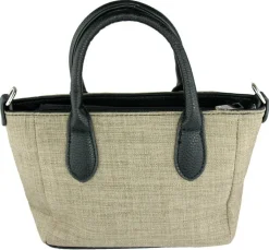 Damen Handtasche "Katrina" mit Metallapplikation - Hellbraun