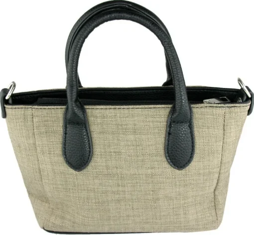 Damen Handtasche "Katrina" mit Metallapplikation - Hellbraun