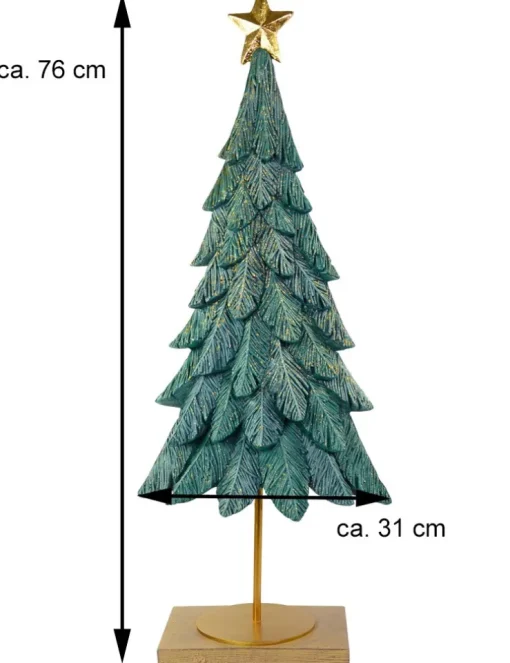 Dekofigur Tannenbaum Weihnachtsbaum aus Metall 76 cm | 22507 - Adventsdekoration