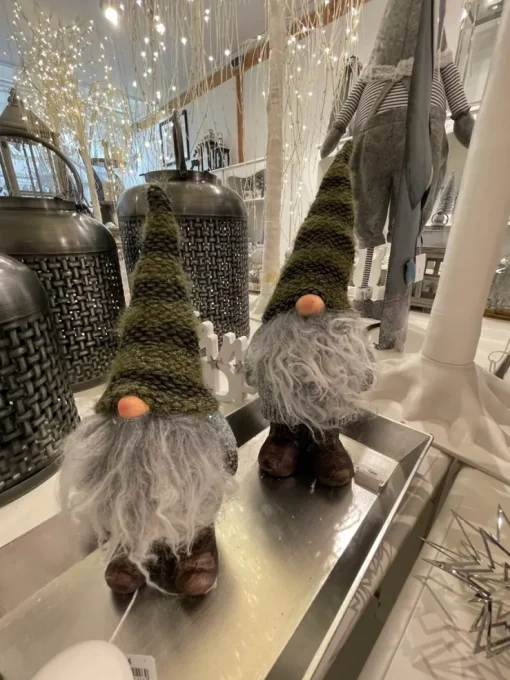 Dekofigur Wichtel "Heribert" - 19 cm Grün | 10496 - Adventsdekoration Weihnachten