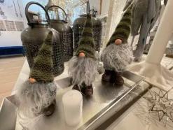 Dekofigur Wichtel "Heribert" - 19 cm Grün | 10496 - Adventsdekoration Weihnachten