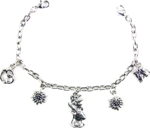 Dirndl Charivari Kette mit Hirschkopf