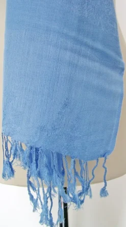 Dirndltuch Stola Hellblau
