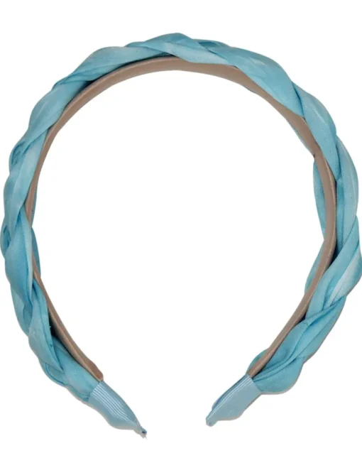 Flecht Haarreif "Jette" | Hellblau