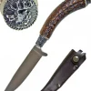 Funk Hirschhorn Trachtenmesser mit Zierkappe - Rothirsch