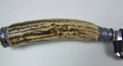 Funk Hirschhorn Trachtenmesser mit Zierkappe - Bayernwappen