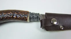 Funk Hirschhorn Trachtenmesser mit Zierkappe - Rothirsch