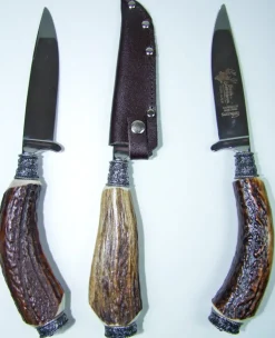 Funk Hirschhorn Trachtenmesser mit Zierkappe - Rothirsch