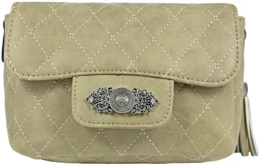 Gesteppte Handtasche Alessia - Taupe