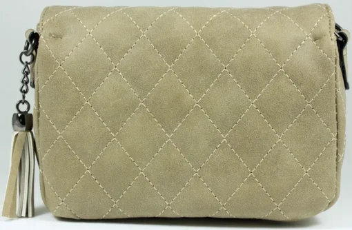 Gesteppte Handtasche Alessia - Taupe
