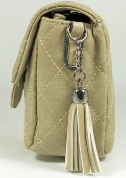 Gesteppte Handtasche Alessia - Taupe