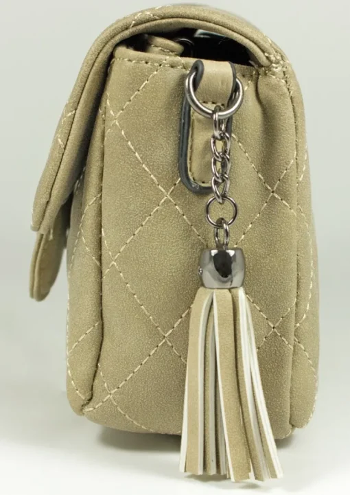 Gesteppte Handtasche Alessia - Taupe