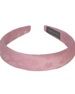 Haarreif "Marita" mit Blumenmuster | Rosa
