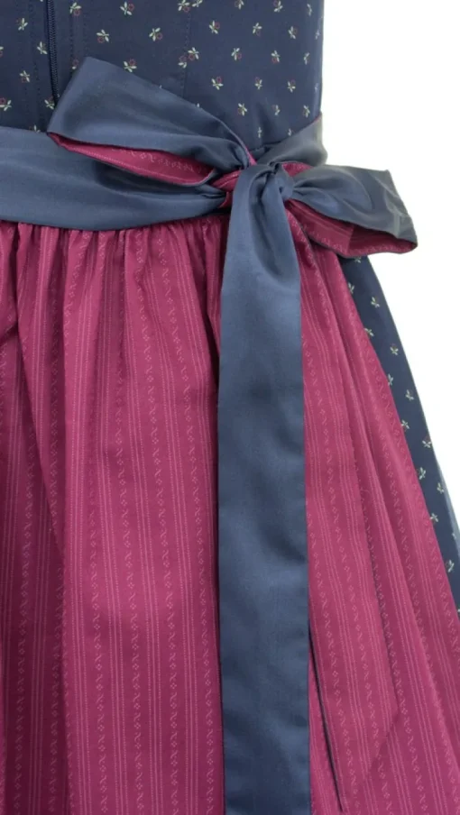 Hiebaum Dirndl "Juliet" - Traditionell | Blau Beere 70cm