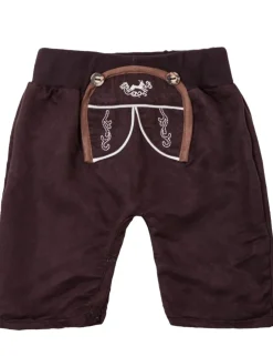 Isar-Trachten Baby Jungen Trachtenhose Lederhose 60719 | Braun