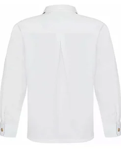 Isar-Trachten Herren Trachtenhemd "Luis" 48602 | Weiß Blau