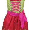 Isar-Trachten Jugend Dirndl "Clarissa" | Grün Pink