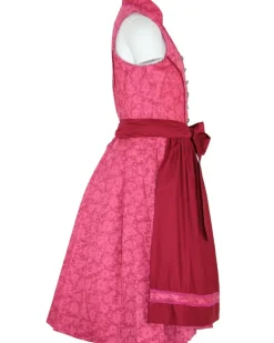 Isar-Trachten Jugend Dirndl "Milla" 43644 | Rot Rosa