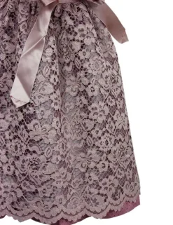Isar-Trachten Jugend Dirndl "Beatrice" Spitzenschürze 63652 | Beere Rosa