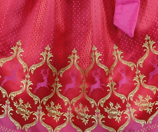 Isar-Trachten Jugend Dirndl "Clarissa" | Grün Pink