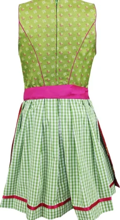 Isar-Trachten Jugend Dirndl "Clarissa" | Grün Pink