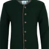 Isar-Trachten Jungen Strickjacke "Vincent" 47081 | Tannengrün