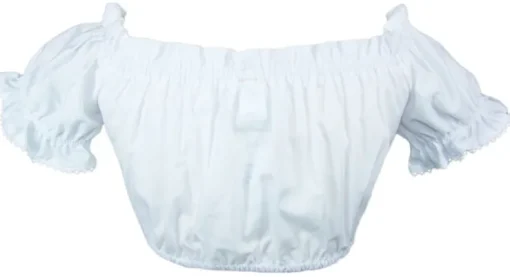 Isar-Trachten Kinder Carmen Dirndlbluse "Alina" 70729 | Weiß