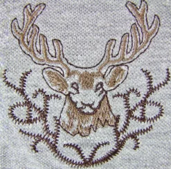 Isar-Trachten Kinder Poloshirt "Benjamin" mit Hirschstickerei | Grau